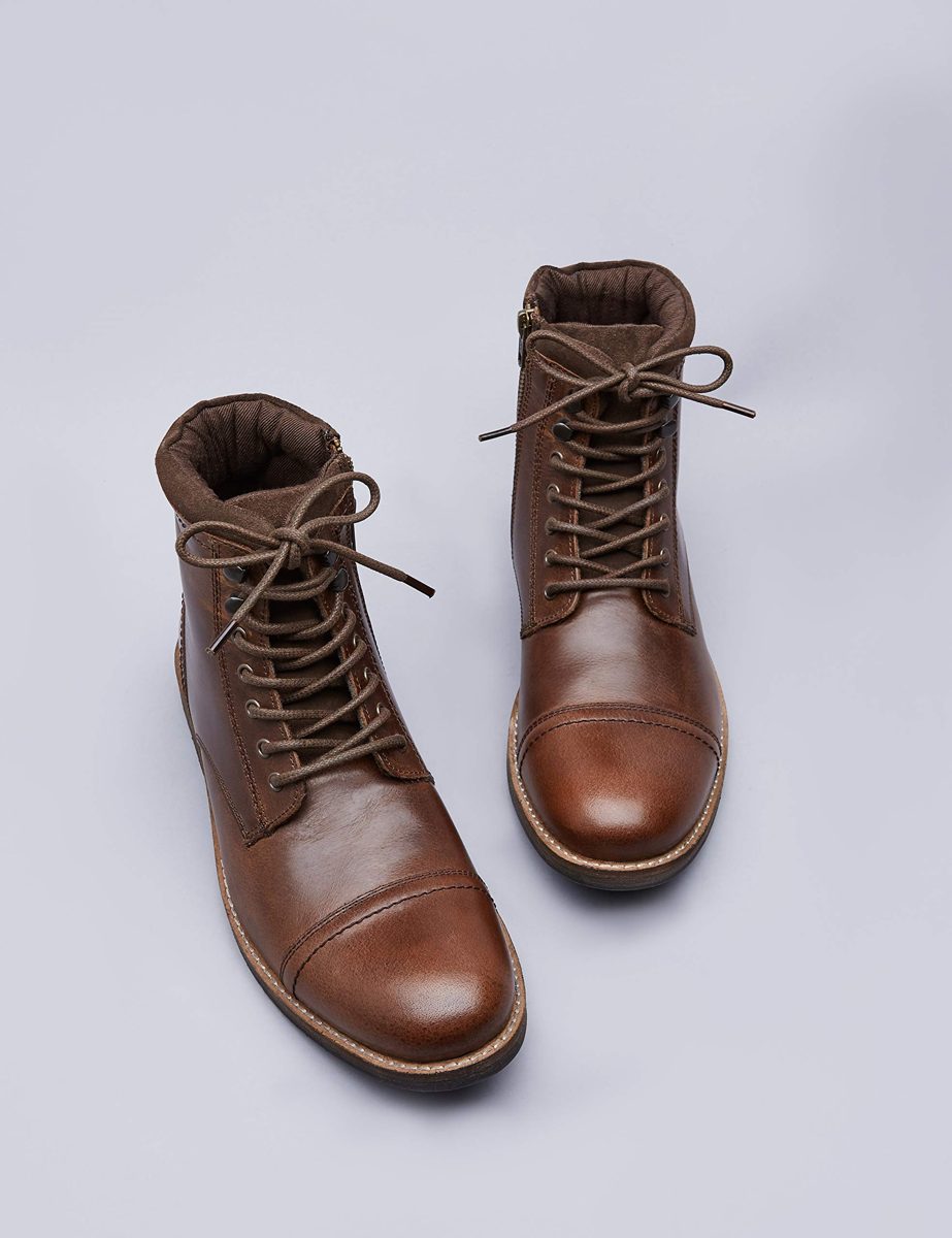 Amazon Brand - find. Men's Zip Classic Worker Boots Ankle