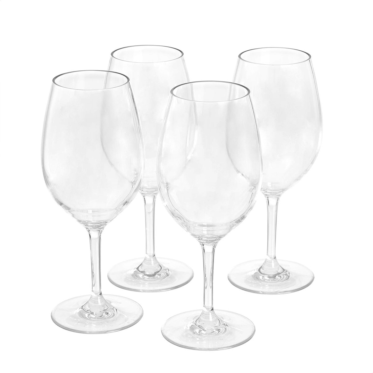 AmazonBasics Tritan Wine Glasses - 20-Ounce, Set of 4