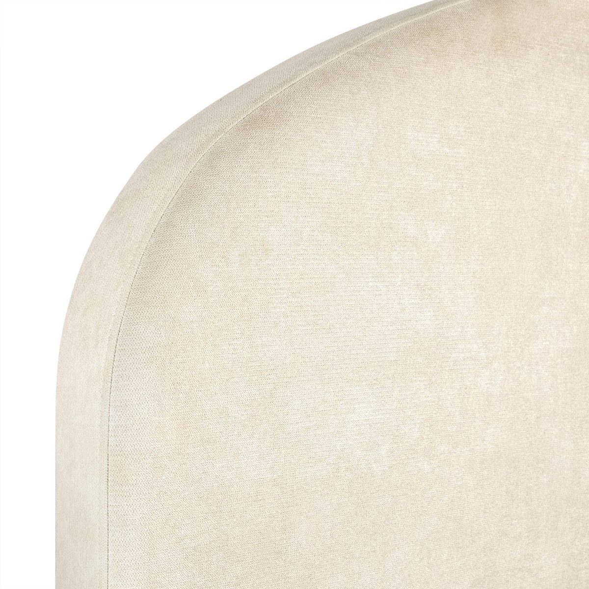 Amazon Brand – Rivet Curved Upholstered Headboard, Queen, 60"W, Beige