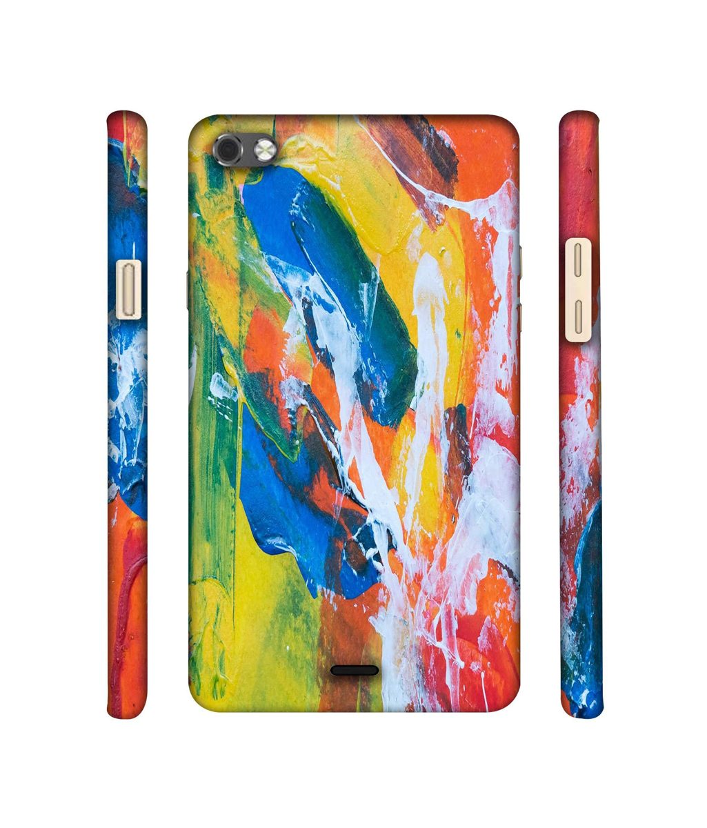 Amazon Brand - Solimo Designer Multicolor Paint On Wall 3D Printed Hard Back Case Mobile Cover for Micromax Canvas Sliver 5 Q450