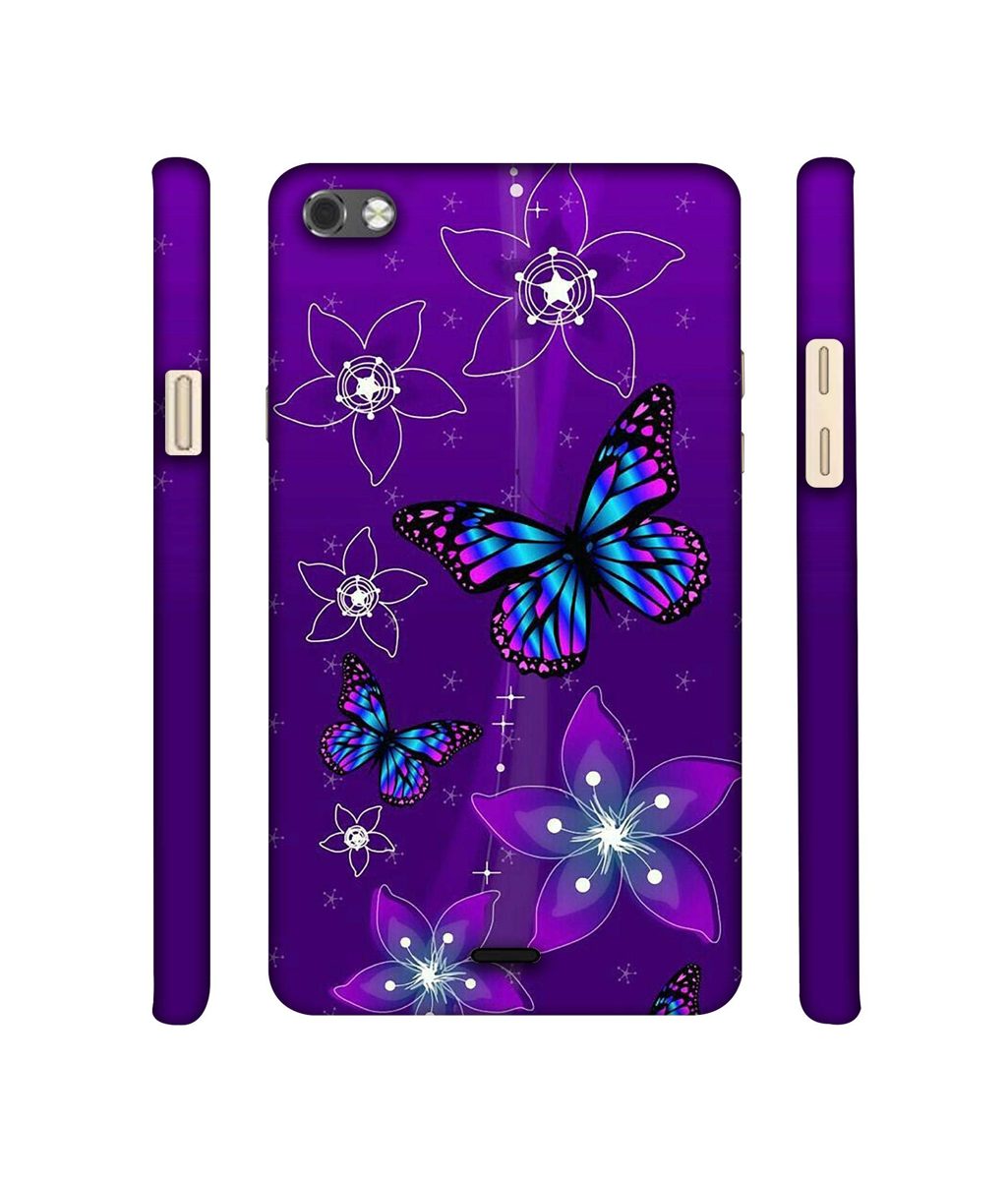 Amazon Brand - Solimo Designer Butterflies 3D Printed Hard Back Case Mobile Cover for Micromax Canvas Sliver 5 Q450