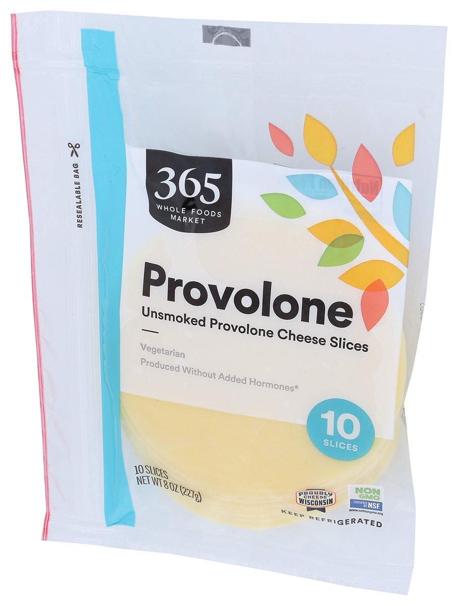365 by Whole Foods Market, Cheese Slices, Provolone (10 Slices), 8 Ounce