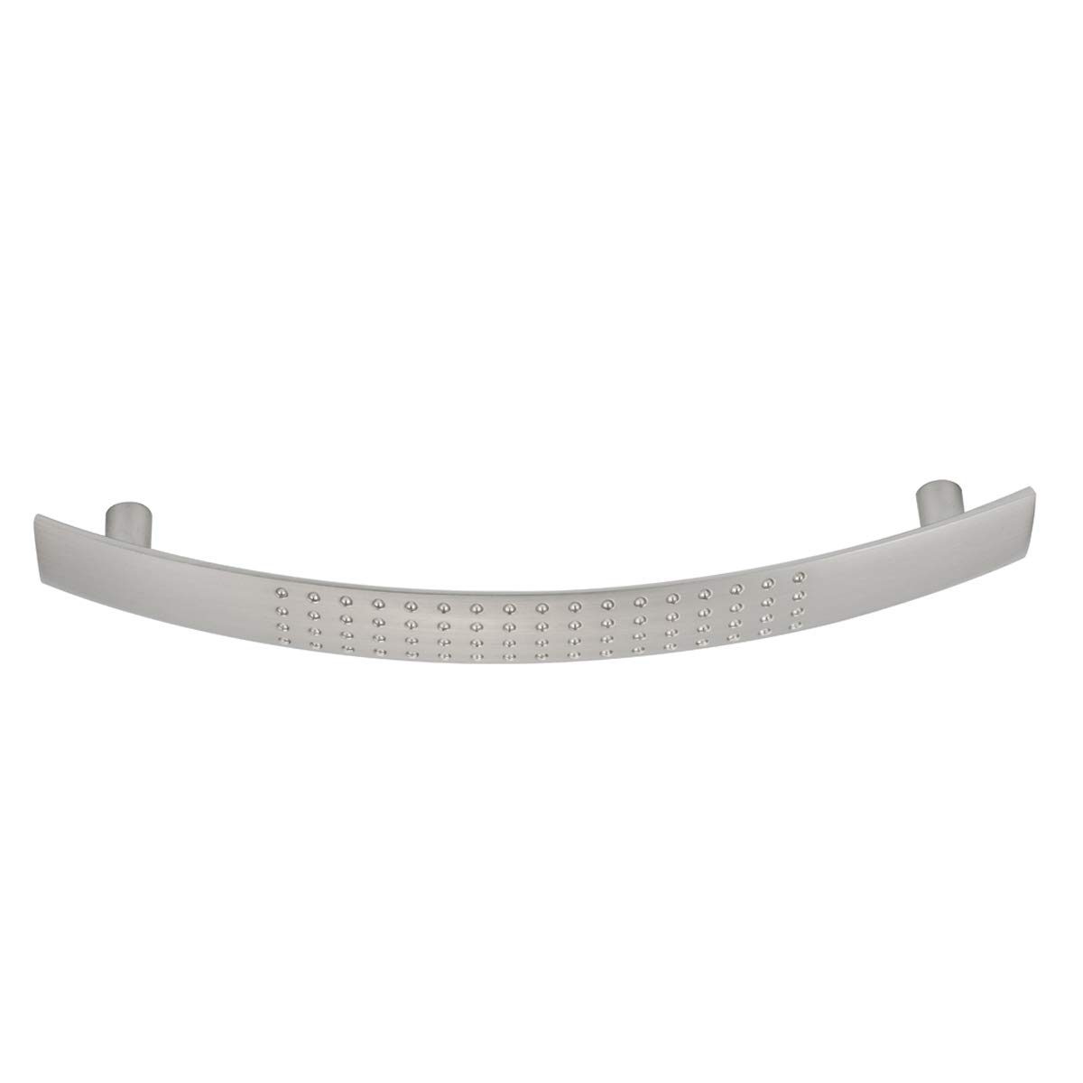 AmazonBasics Dimpled Bow Pull, 157mm Length (128mm Hole Center), Polished Chrome, 10-Pack