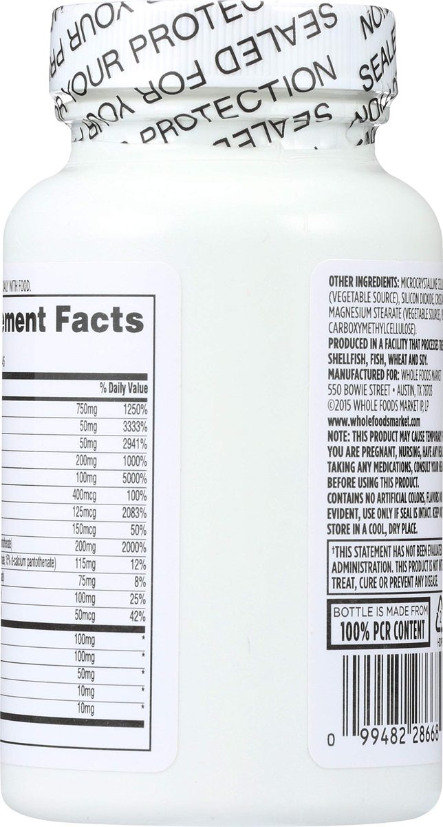 365 EVERYDAY VALUE High Potency Vitamin B Complex with Herbal Support Tablets, 90 CT
