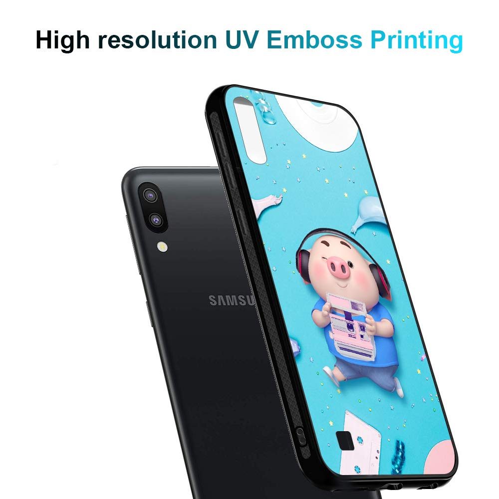 Amazon Brand - Solimo Designer Musical Pig Printed Hard Back Case Mobile Cover for Samsung Galaxy M10 (D1194)