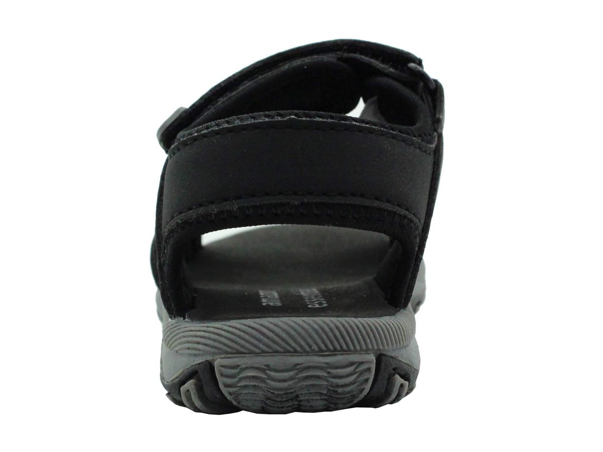 Amazon Essentials Eden Sandal, Black, 6 Toddler