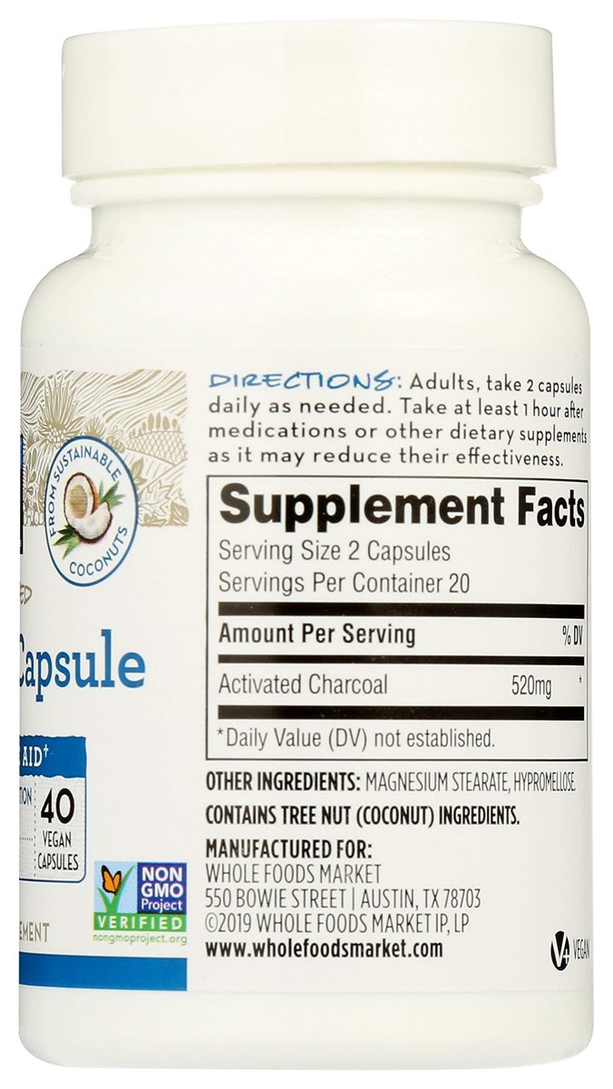 365 EVERYDAY VALUE Activated Charcoal, 40 CT