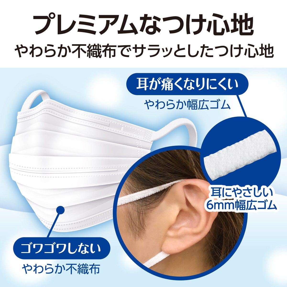 [Amazon Brand] Presto! Mask, Small, Individually Wrapped, 120 Sheets (40 Sheets x 3 Packs) for PM2.5