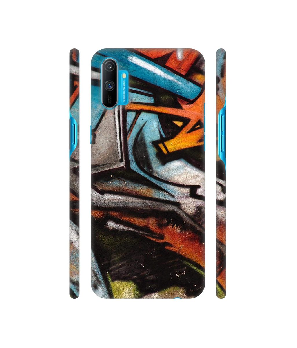 Amazon Brand - Solimo Designer Painting Texture 3D Printed Hard Back Case Mobile Cover for Realme C3