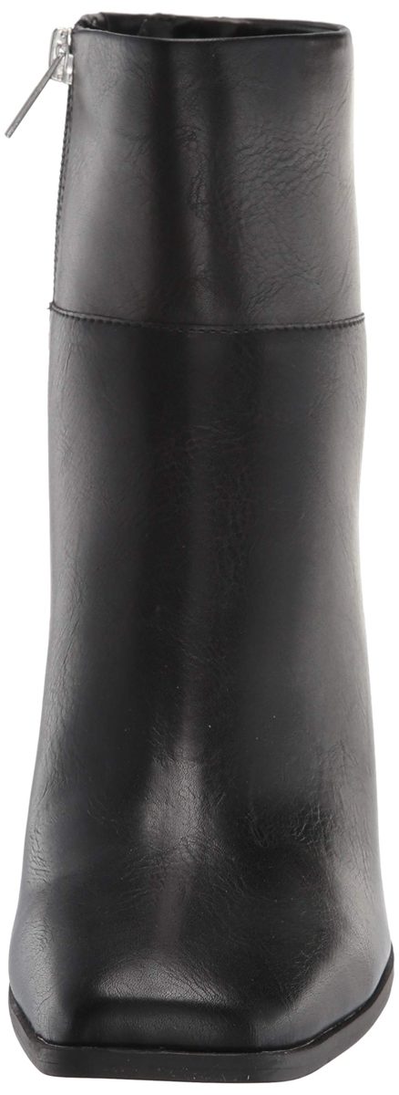 The Drop Women's Ibita High Heel Side Zip Ankle Boot, Black, 8 B US