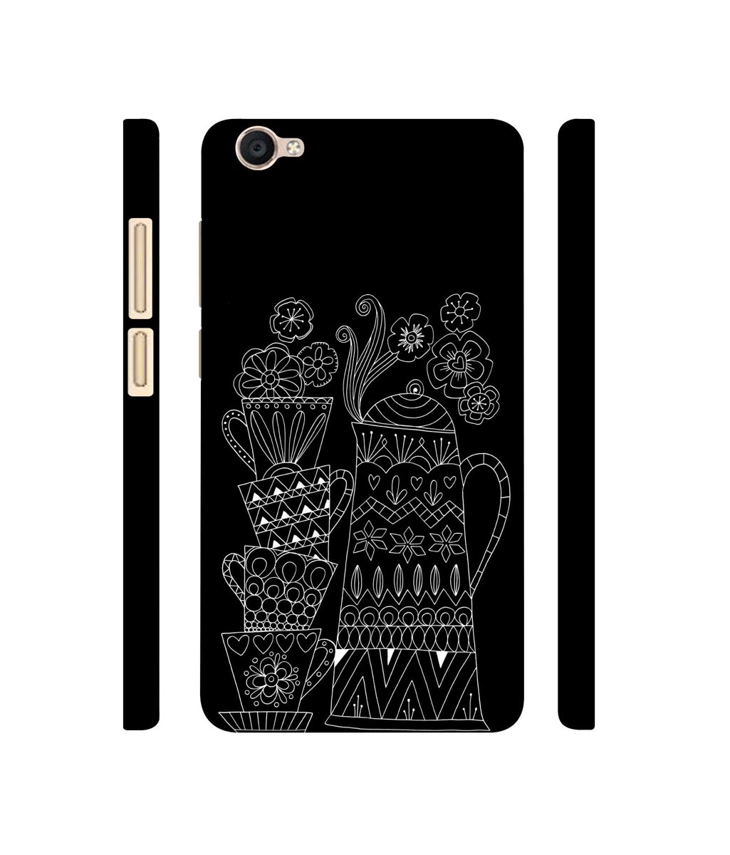 Amazon Brand - Solimo Designer Cups and Tea Pot 3D Printed Hard Back Case Mobile Cover for Vivo Y55L