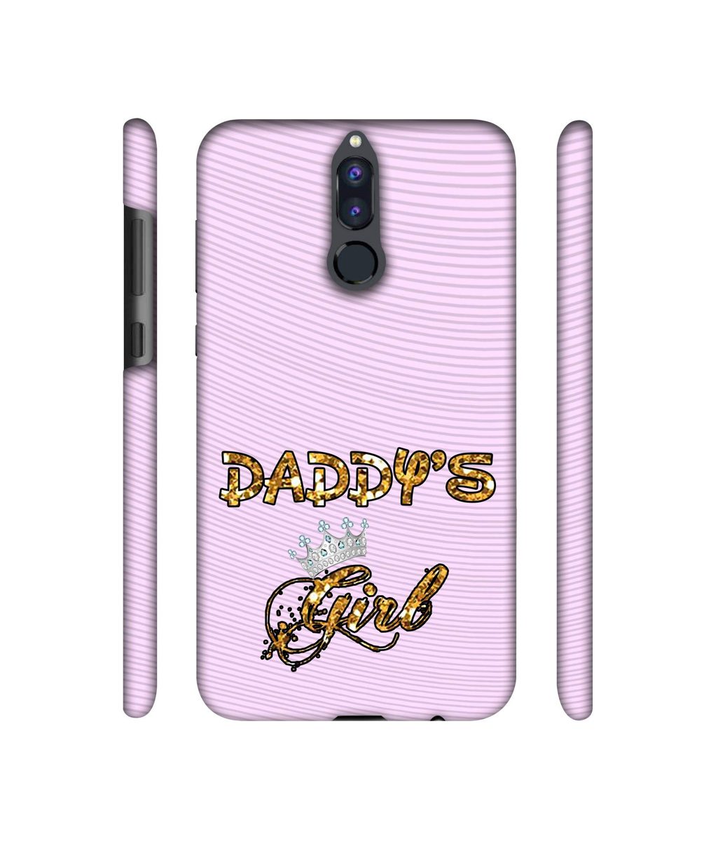 Amazon Brand - Solimo Designer Daddy's Girl in Glitter Pattern 3D Printed Hard Back Case Mobile Cover for Huawei Honor 9i