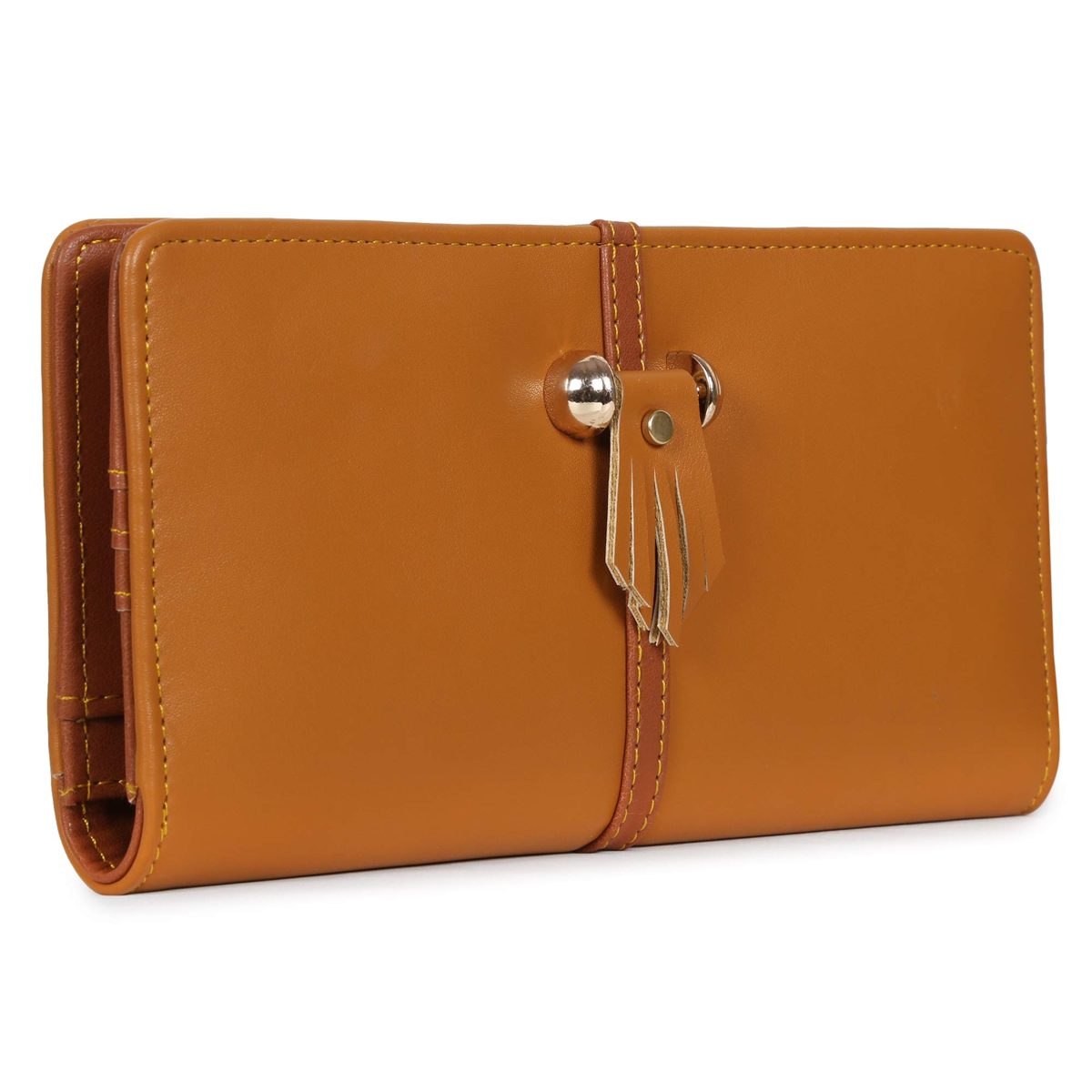 Nia & Nicole Women's Wallet (Mustard, Rust)