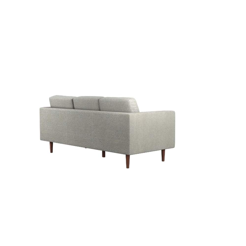 Amazon Brand – Rivet Revolve Modern Upholstered Sofa with Reversible Sectional Chaise, 80"W, Grey Weave