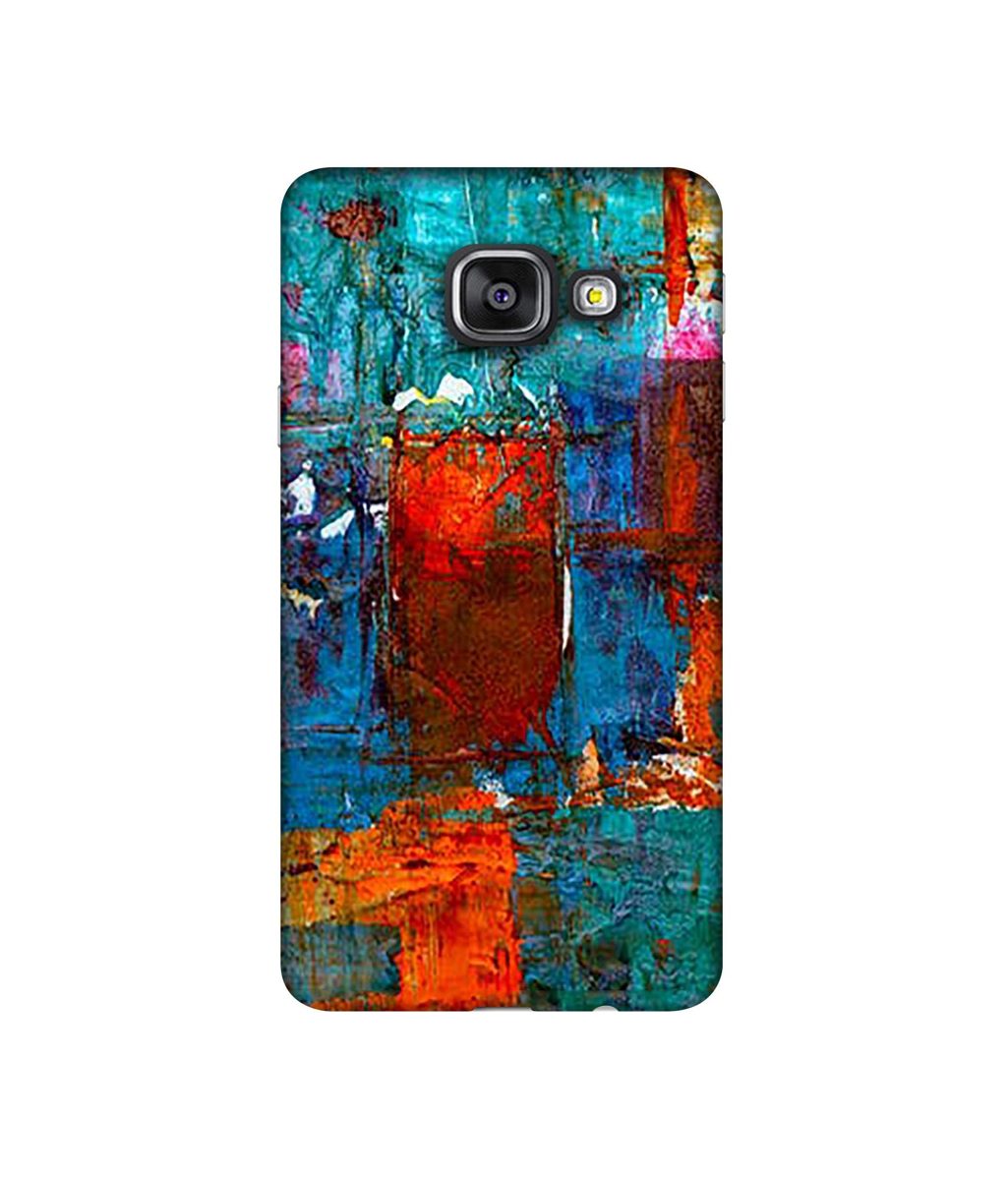 Amazon Brand - Solimo Designer Rectangle Color 3D Printed Hard Back Case Mobile Cover for Samsung Galaxy A3 (2016)