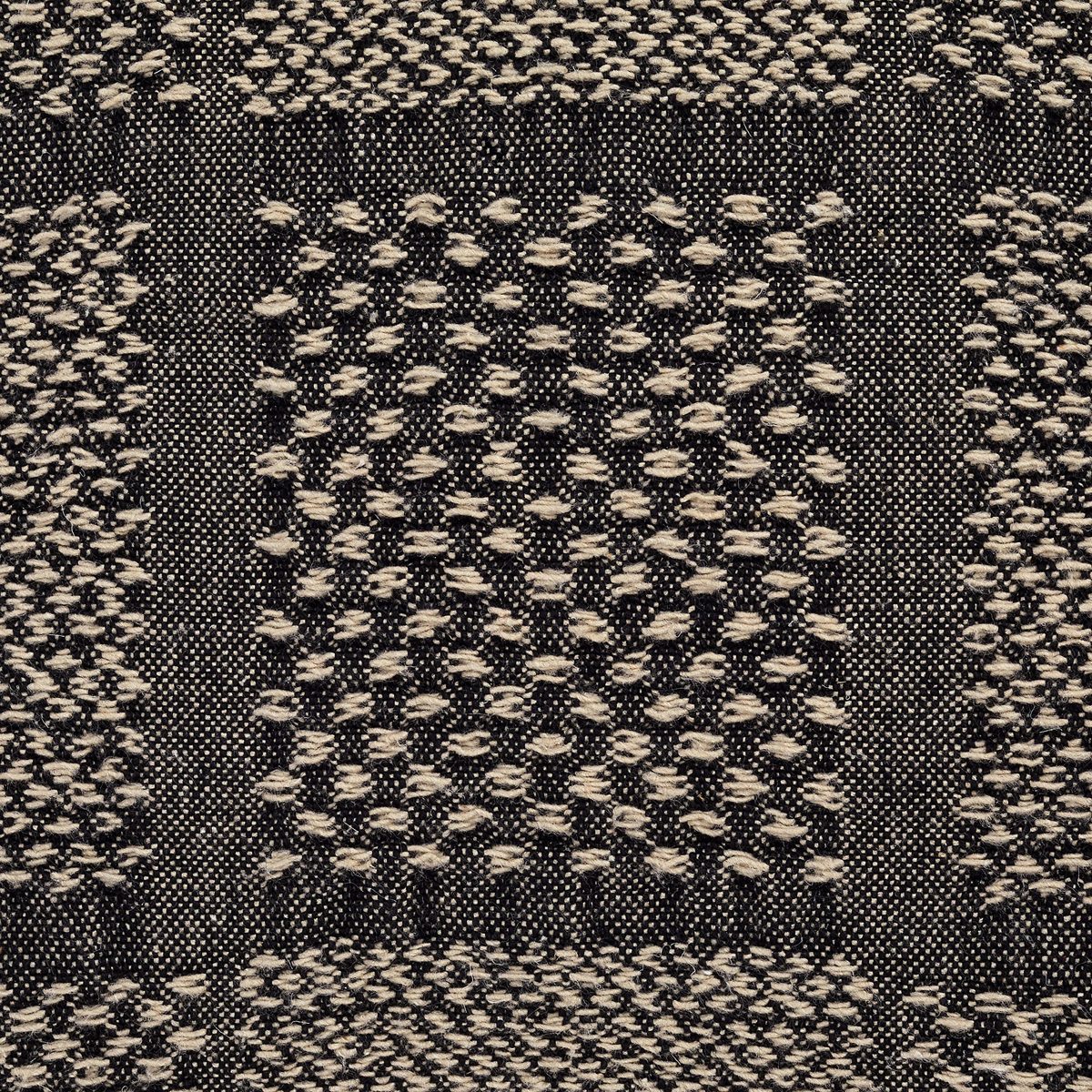 Amazon Brand – Stone & Beam Casual Woven Square Decorative Throw Pillow, 17" x 17", Black