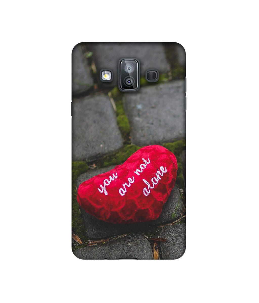Amazon Brand - Solimo Designer You are Not Alone 3D Printed Hard Back Case Mobile Cover for Samsung Galaxy J7 Duo