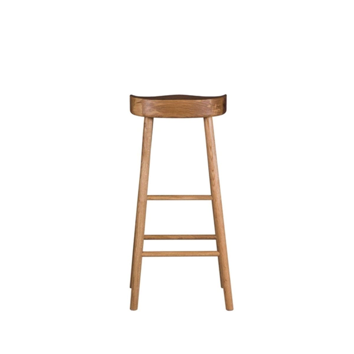 Amazon Brand - Alkove Hayes Two-Level Barstool, 40 x 35 x 81cm, Wild Oak