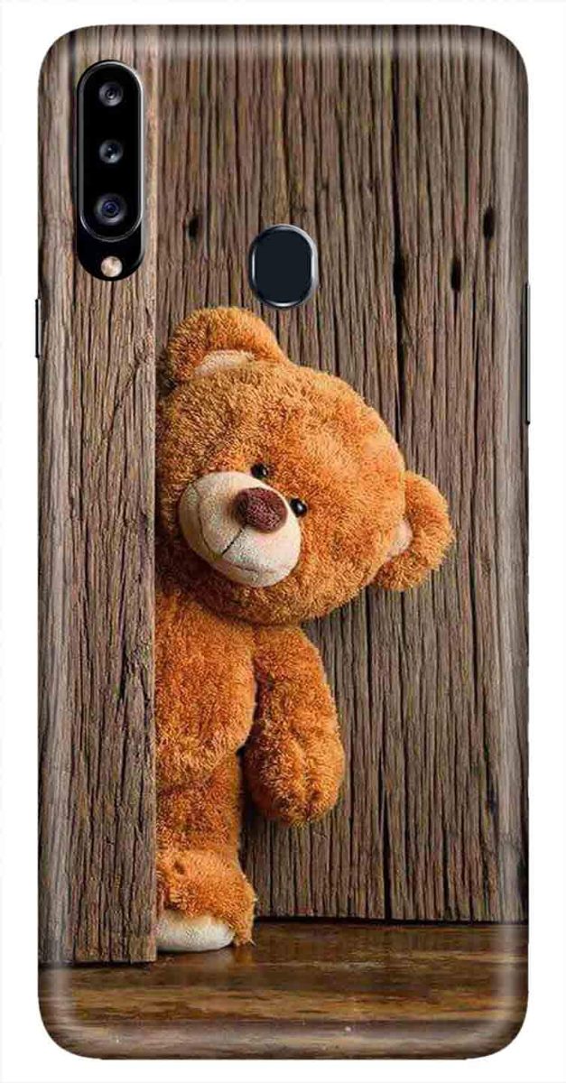 Amazon Brand - Solimo Designer Teddy Design 3D Printed Hard Back Case Mobile Cover for Samsung Galaxy A20s