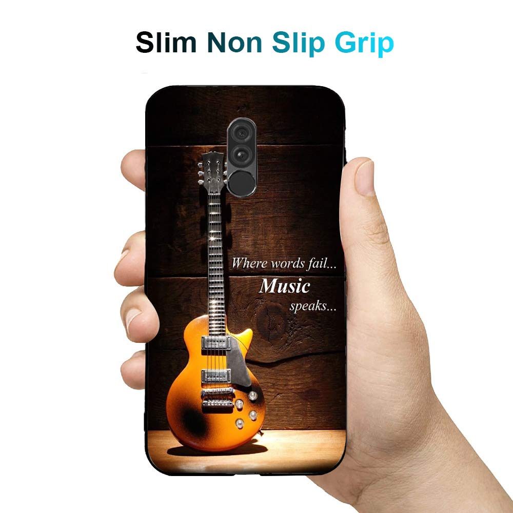 Amazon Brand - Solimo Designer Guitar Printed Hard Back Case Mobile Cover for Poco F1 (D1156)