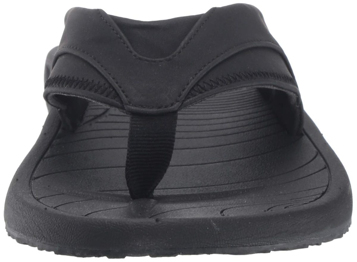Amazon Essentials Men's Flip Flop Sandal, Black, 10 D US