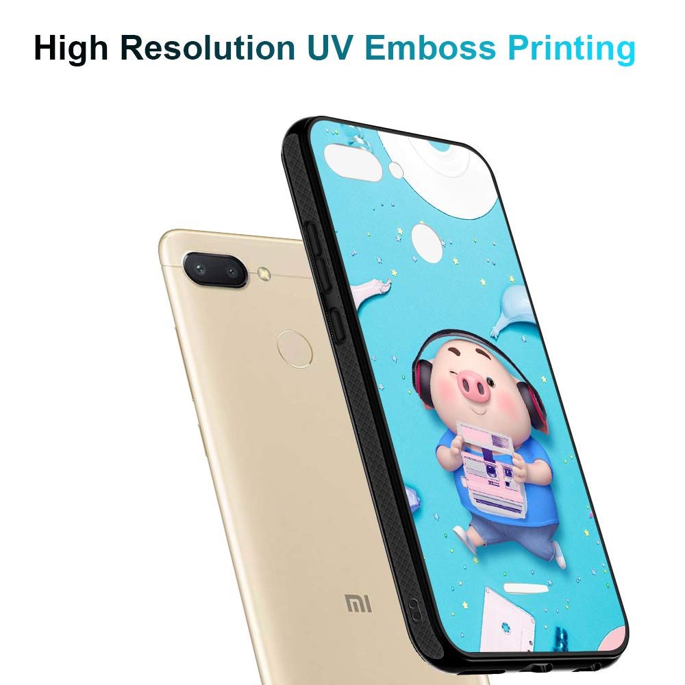Amazon Brand - Solimo Designer Musical Pig Printed Hard Back Case Mobile Cover for Xiaomi Redmi 6A (D1194)
