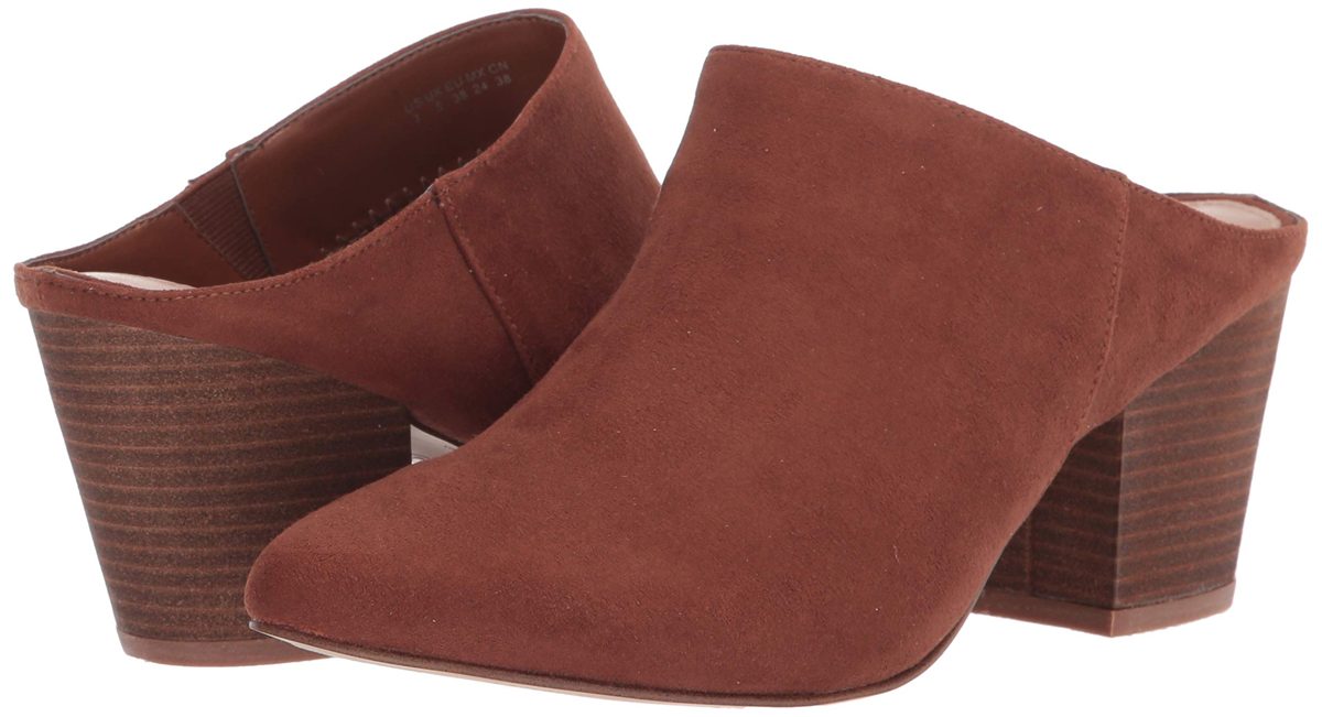 The Drop Jordan Pointed Toe Block Heel Mule, Women's Fashion Boot
