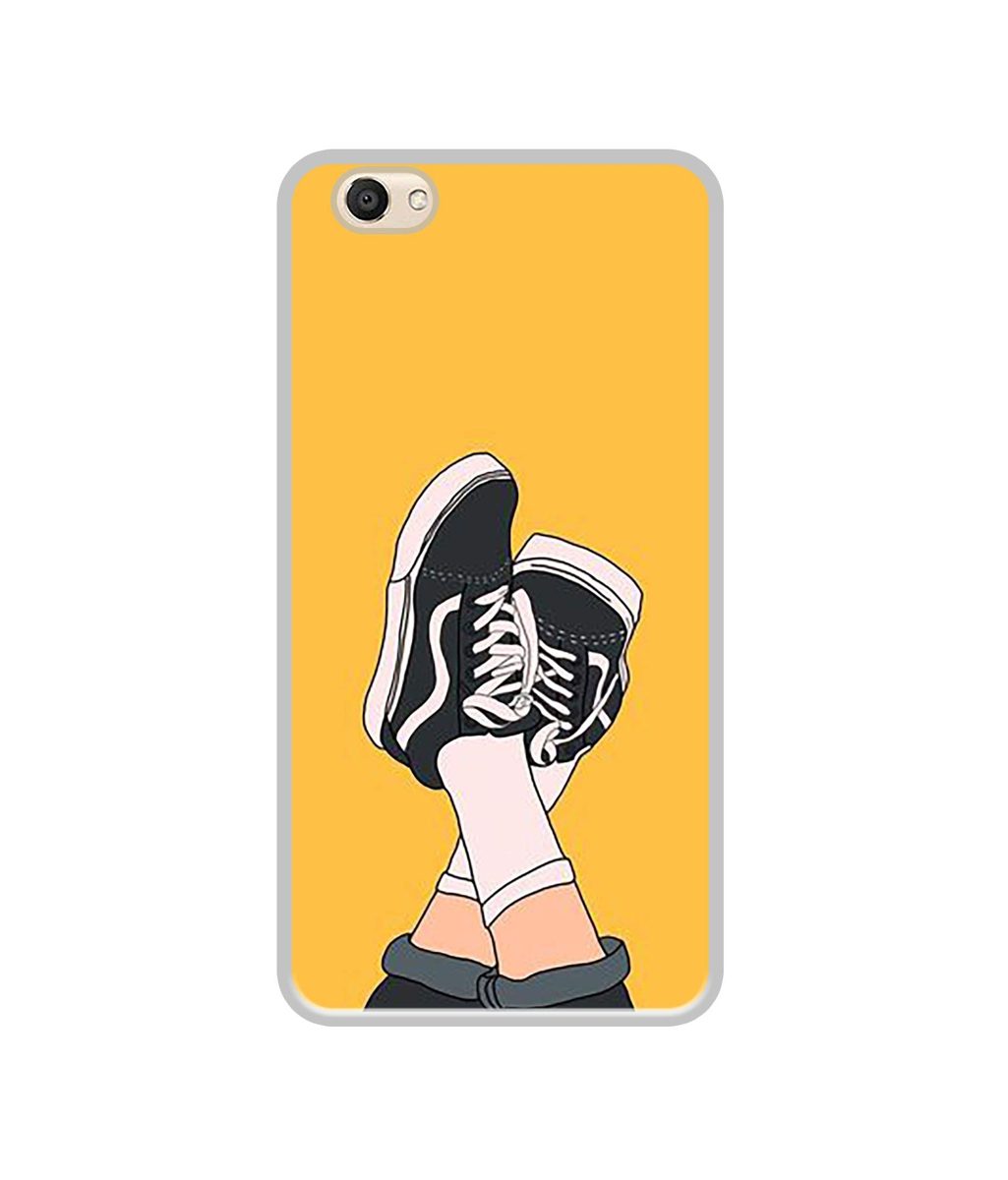 Amazon Brand - Solimo Designer Boy Shoes Pattern UV Printed Soft Back Case Mobile Cover for Vivo V5
