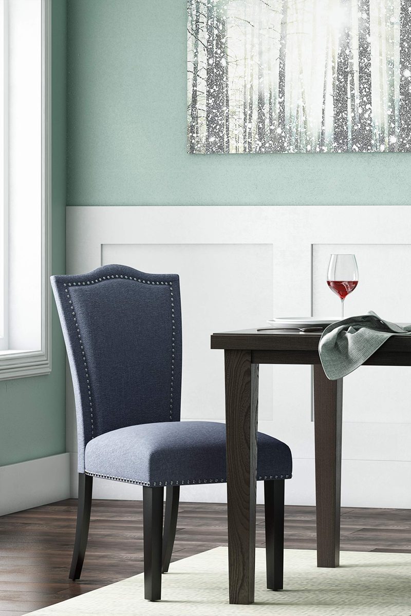 Ravenna Home Modern Dining Chair, 37.6" H