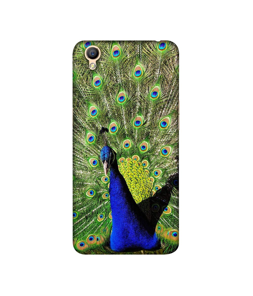 Amazon Brand - Solimo Designer Peacock 3D Printed Hard Back Case Mobile Cover for Oppo A37