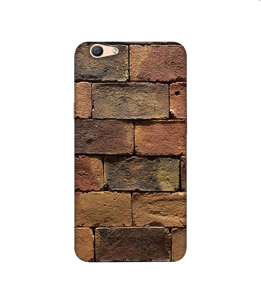 Amazon Brand - Solimo Designer Burn Bricks 3D Printed Hard Back Case Mobile Cover for Oppo F1s