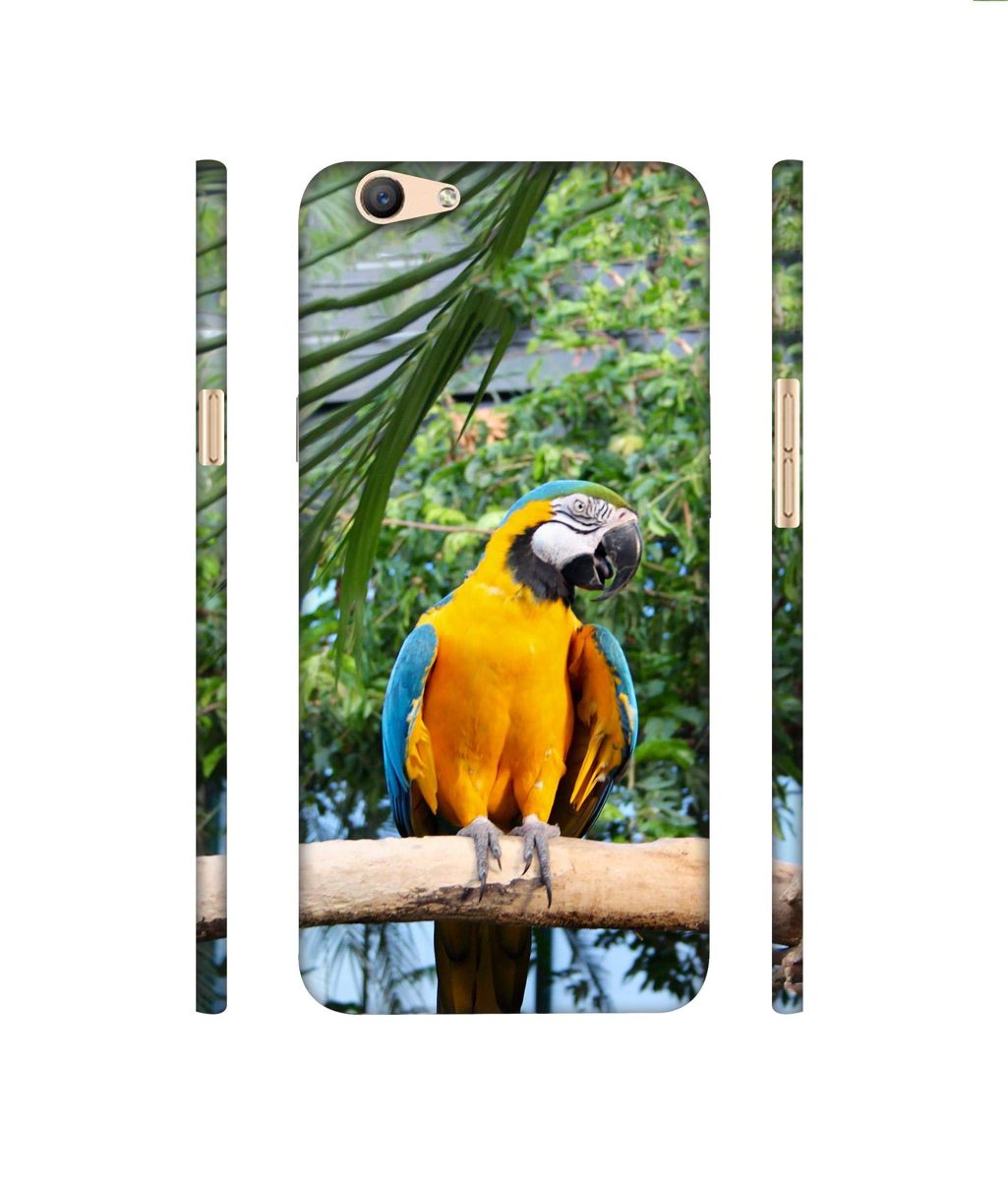 Amazon Brand - Solimo Designer Macaw Bird 3D Printed Hard Back Case Mobile Cover for Oppo F1s