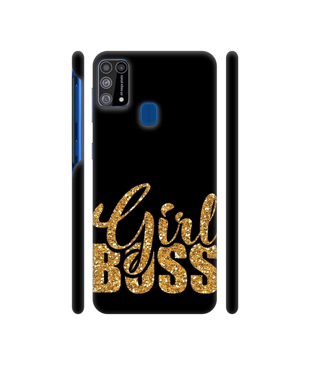Amazon Brand - Solimo Designer Sparkle Girl Boss 3D Printed Hard Back Case Mobile Cover for Samsung Galaxy M31