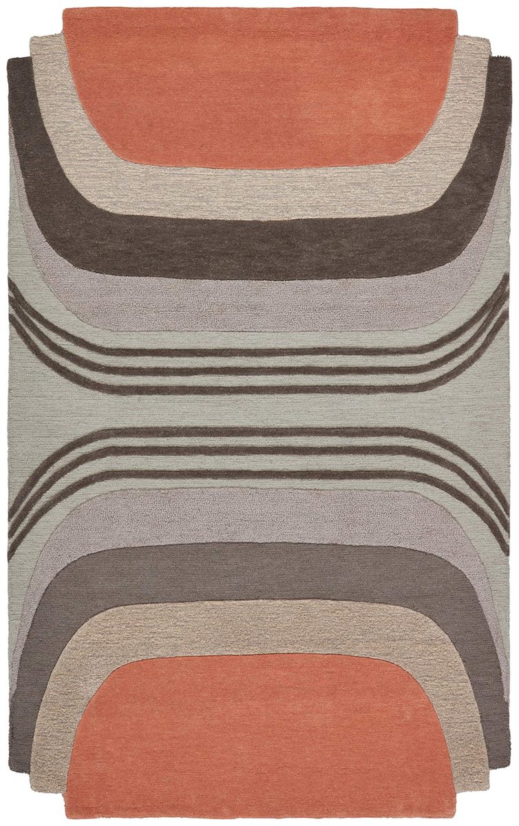 Amazon Brand – Rivet Modern Color-Block Area Rug, 5 x 8 Foot, Multicolor