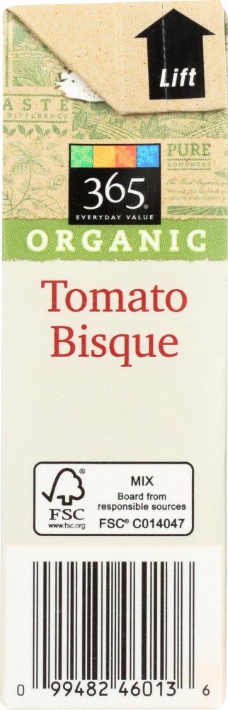 365 Everyday Value, Organic Tomato Bisque, 17 Ounce