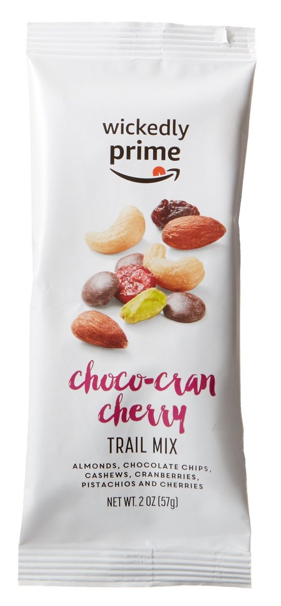 Wickedly Prime Trail Mix, Choco-Cran Cherry, Snack Pack, 2 Ounce (Pack of 15)