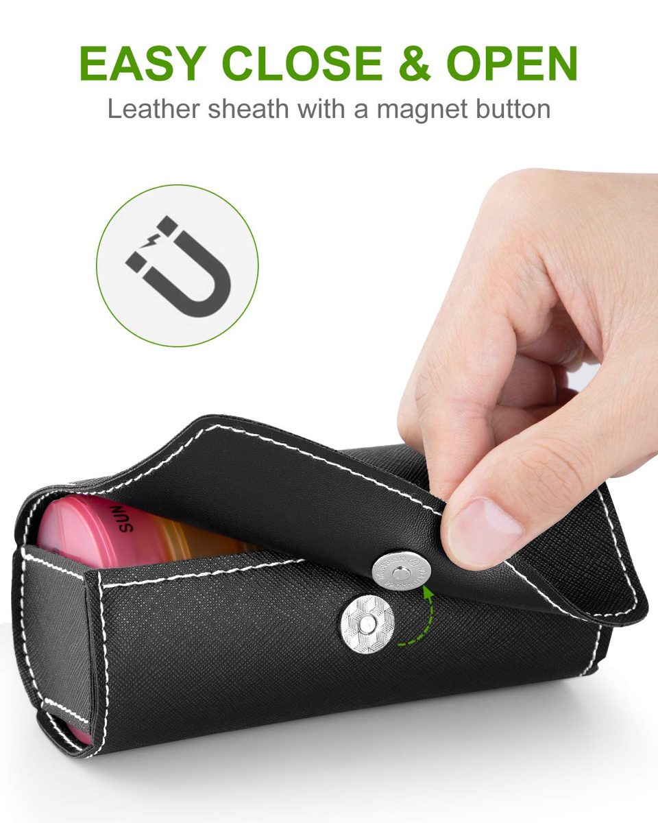 Eono 7 Day Pill Box Organiser AM PM - Weekly Pill Box Case with 14 Compartments with Moisture-Proof Design