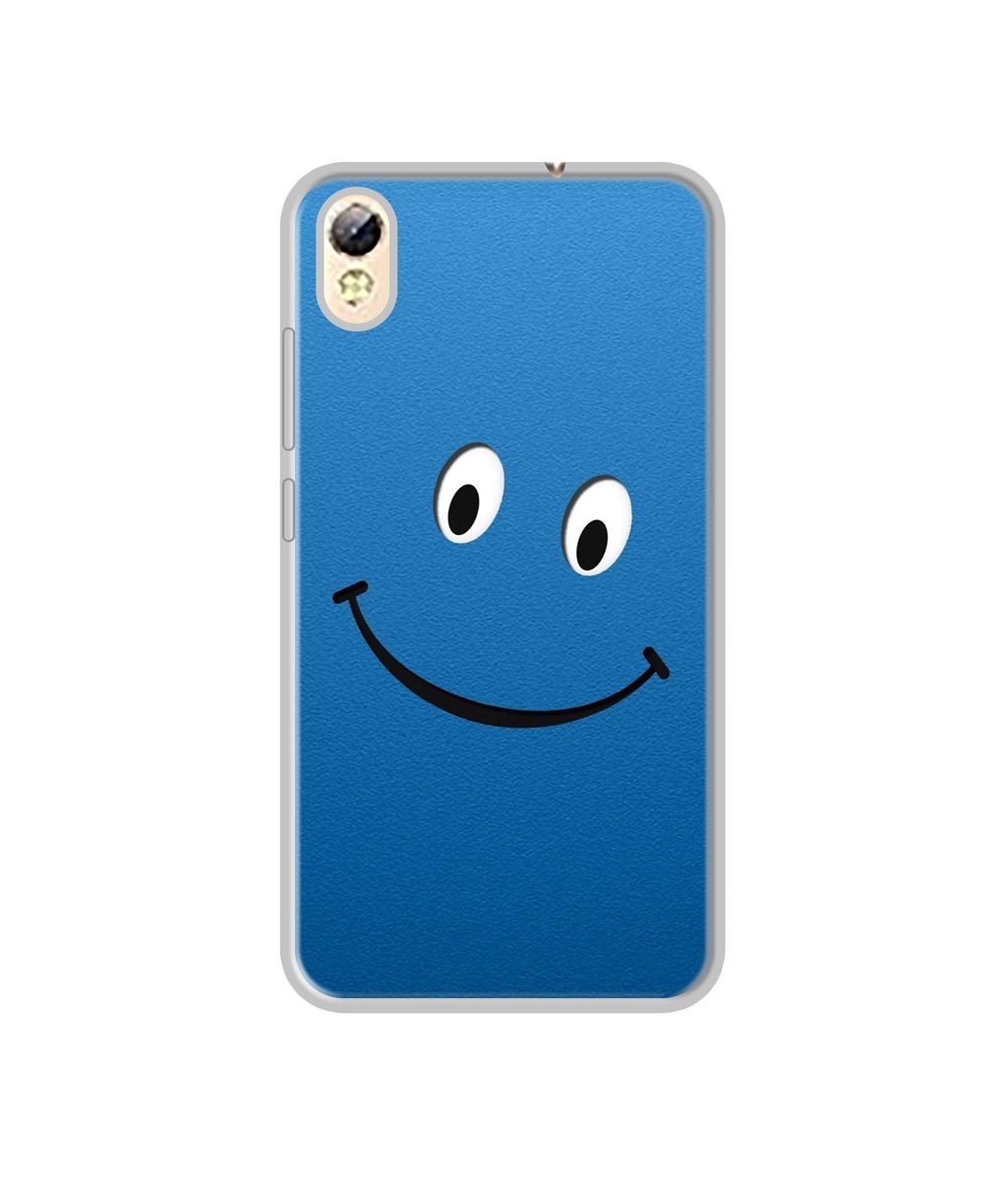 Amazon Brand - Solimo Designer Happy UV Printed Soft Back Case Mobile Cover for Tecno i3 Pro