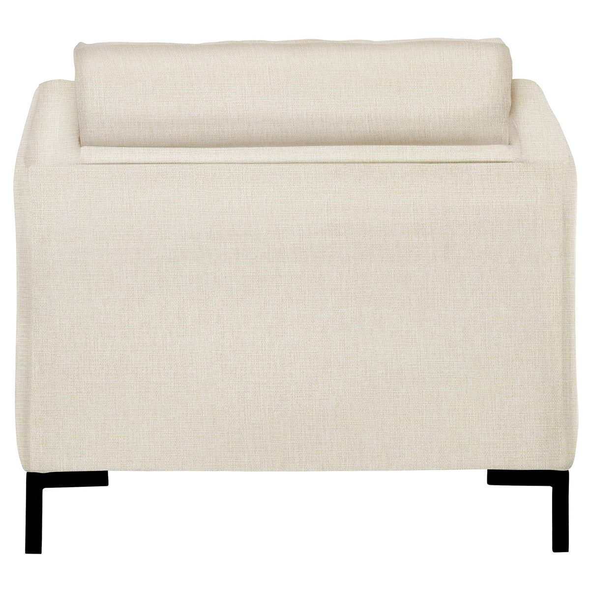 Amazon Brand – Rivet Edgewest Low Back Modern Accent Chair, 34"W, Beige