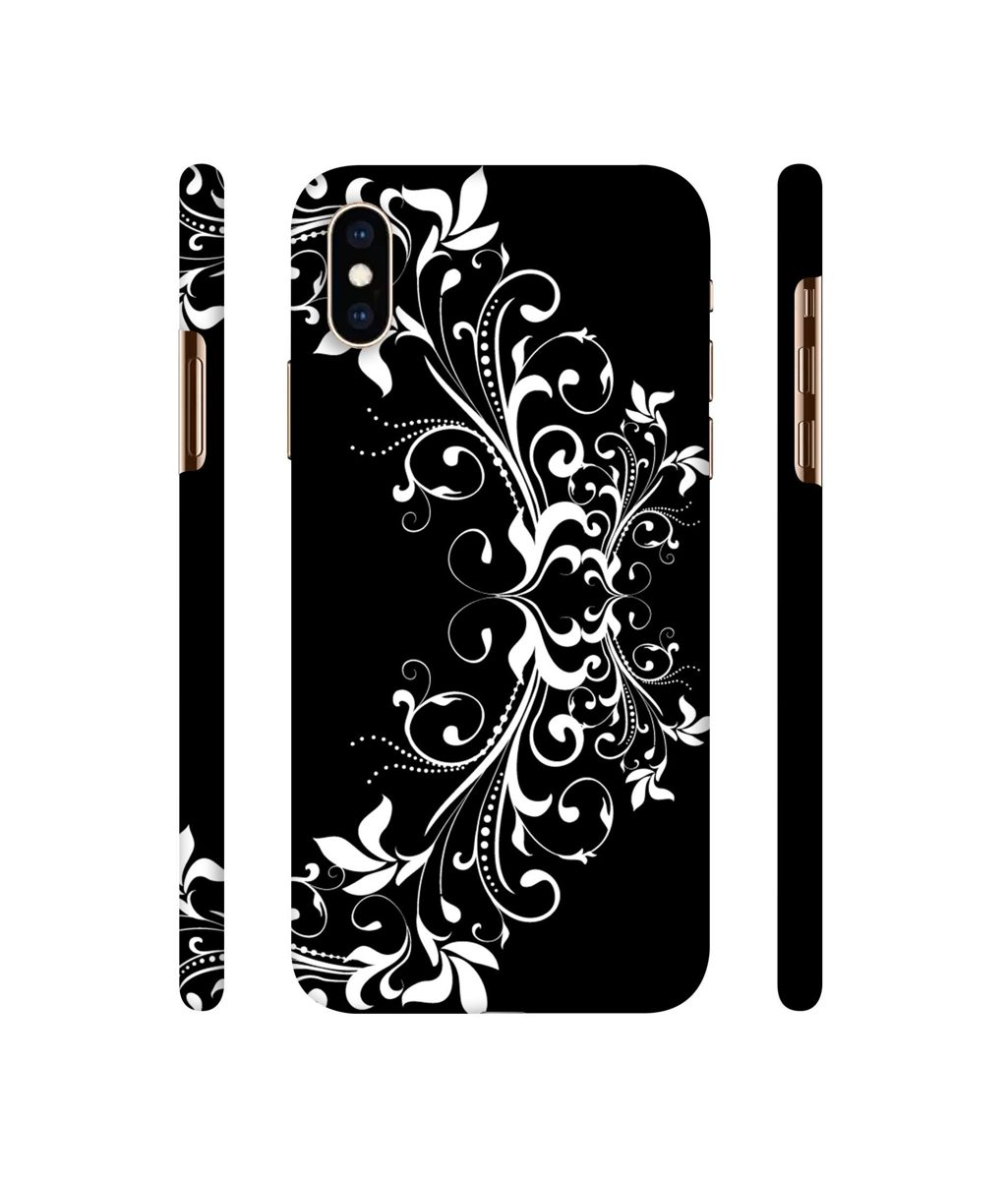 Amazon Brand - Solimo Designer Flower Art Pattern 3D Printed Hard Back Case Mobile Cover for Apple iPhone Xs Max