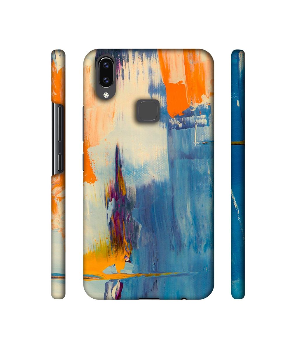 Amazon Brand - Solimo Designer Multicolor Brush Texture 3D Printed Hard Back Case Mobile Cover for Vivo V9 / V9 Pro