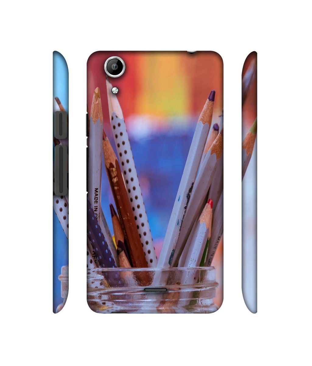 Amazon Brand - Solimo Designer Pencile 3D Printed Hard Back Case Mobile Cover for Micromax Canvas Selfie Lens Q345