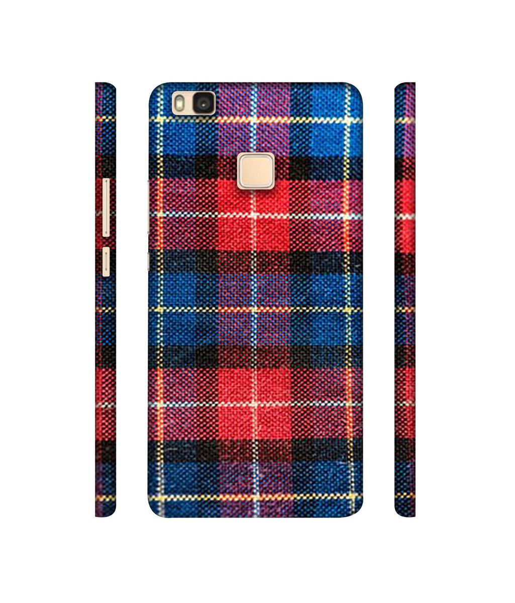 Amazon Brand - Solimo Designer Check Cloth 3D Printed Hard Back Case Mobile Cover for Huawei P9 lite
