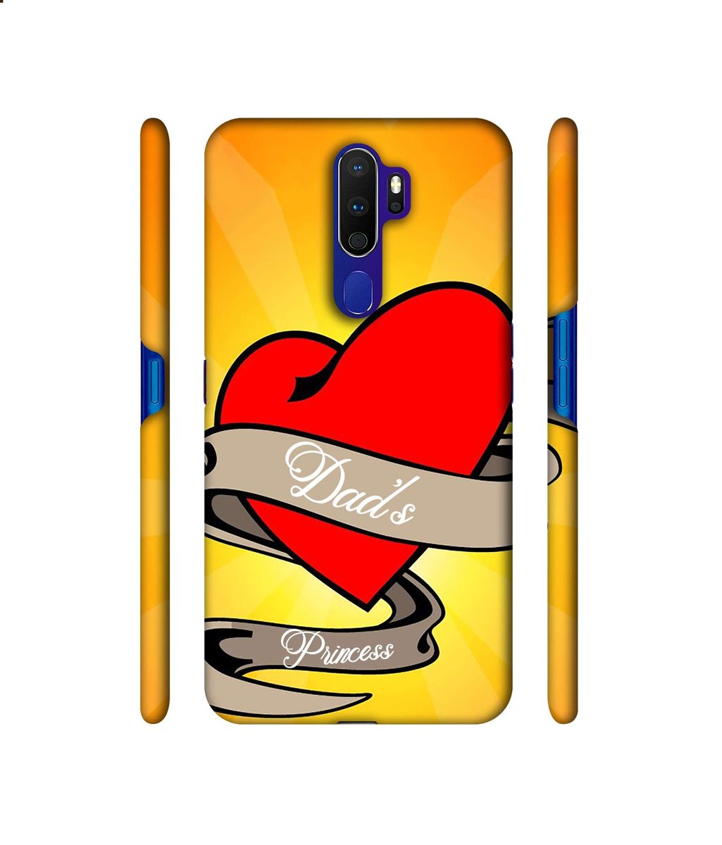 Amazon Brand - Solimo Designer Dad's Princess 3D Printed Hard Back Case Mobile Cover for Oppo A9 (2020)