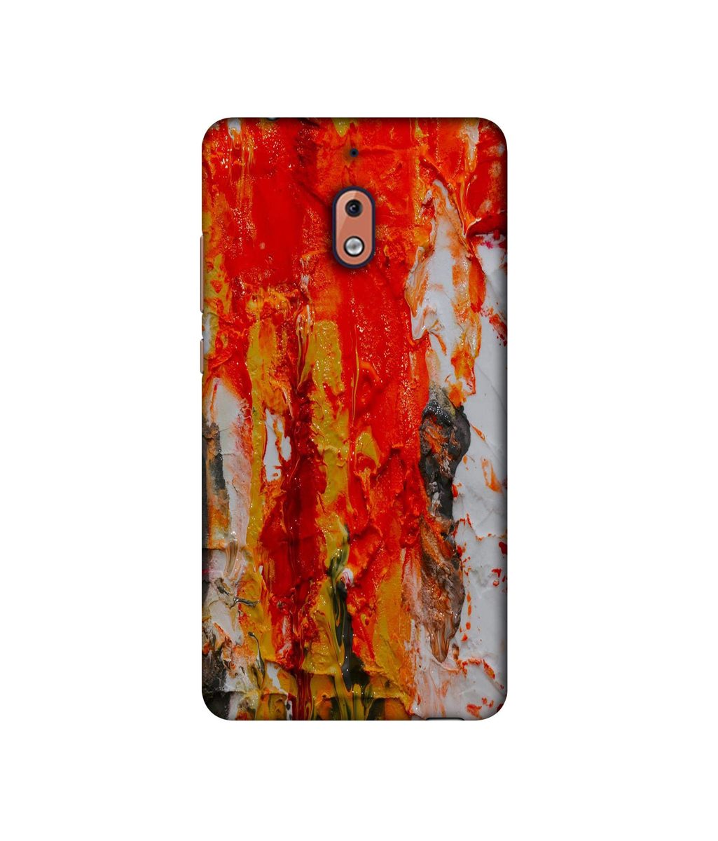 Amazon Brand - Solimo Designer Orange Color Spread 3D Printed Hard Back Case Mobile Cover for Nokia 2.1