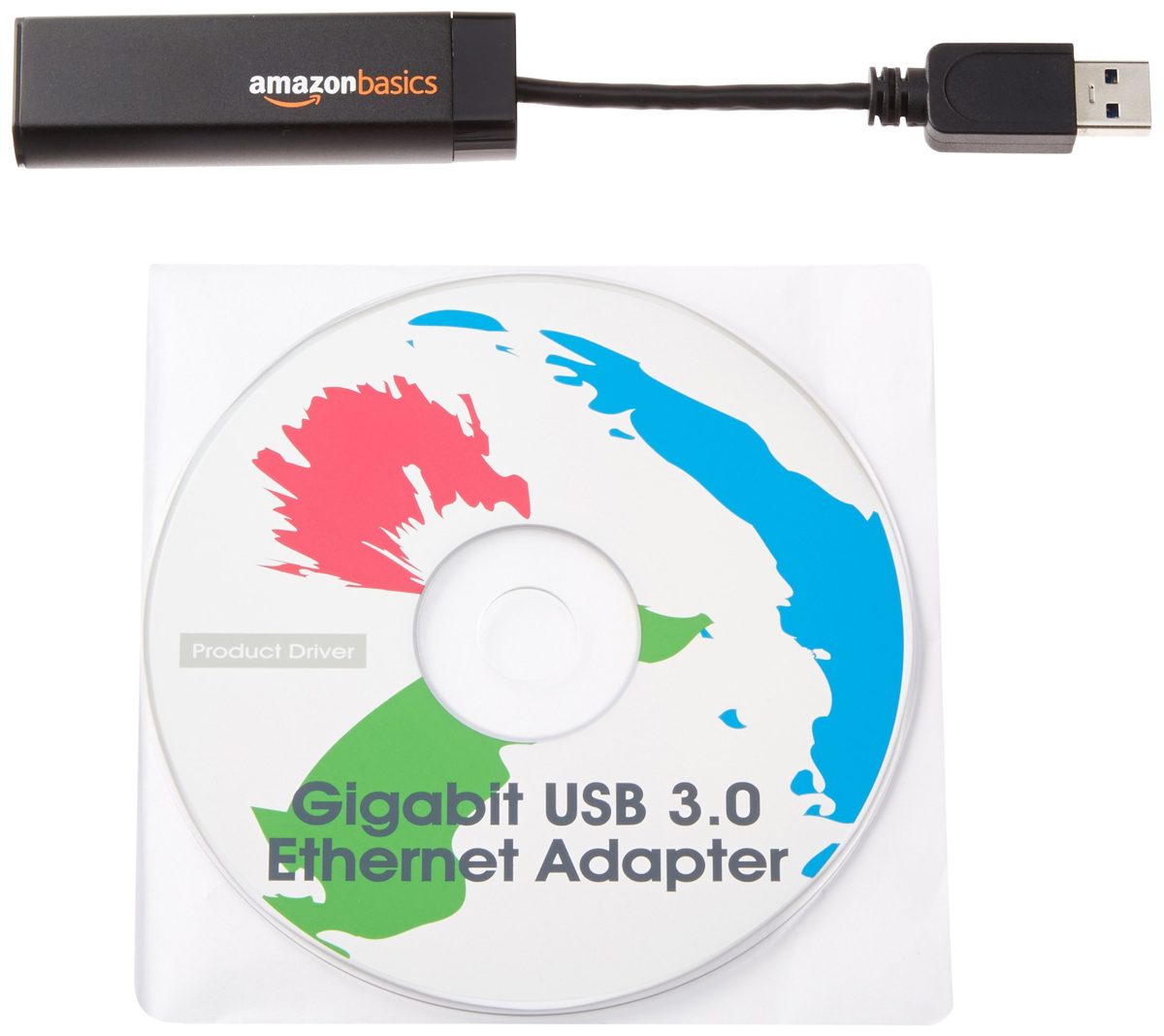 AmazonBasics USB 3.0 to 10/100/1000 Gigabit Ethernet Adapter, 10-Pack