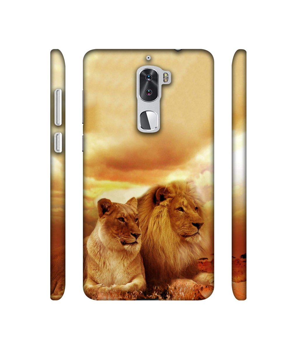 Amazon Brand - Solimo Designer Lion with Lioness 3D Printed Hard Back Case Mobile Cover for Coolpad Cool1 Dual