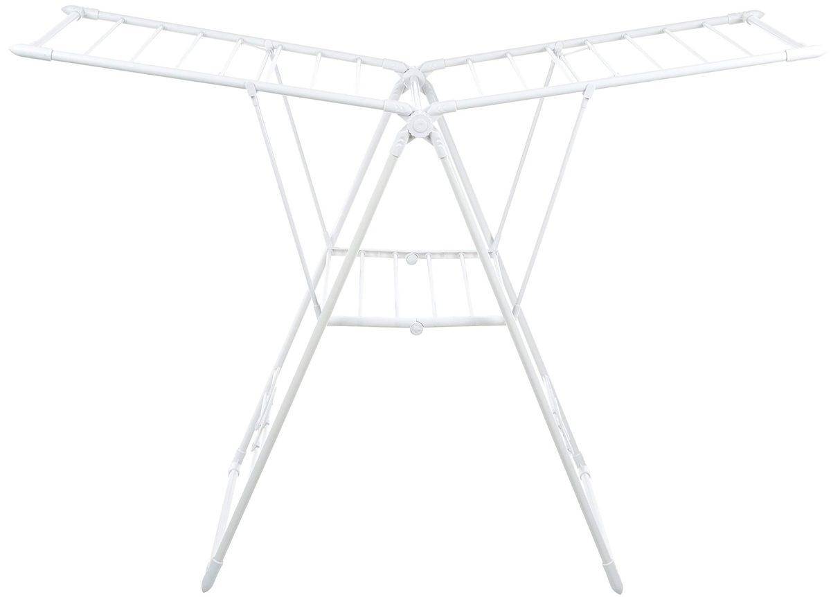 AmazonBasics Gullwing Clothes Drying Rack - White (Renewed)