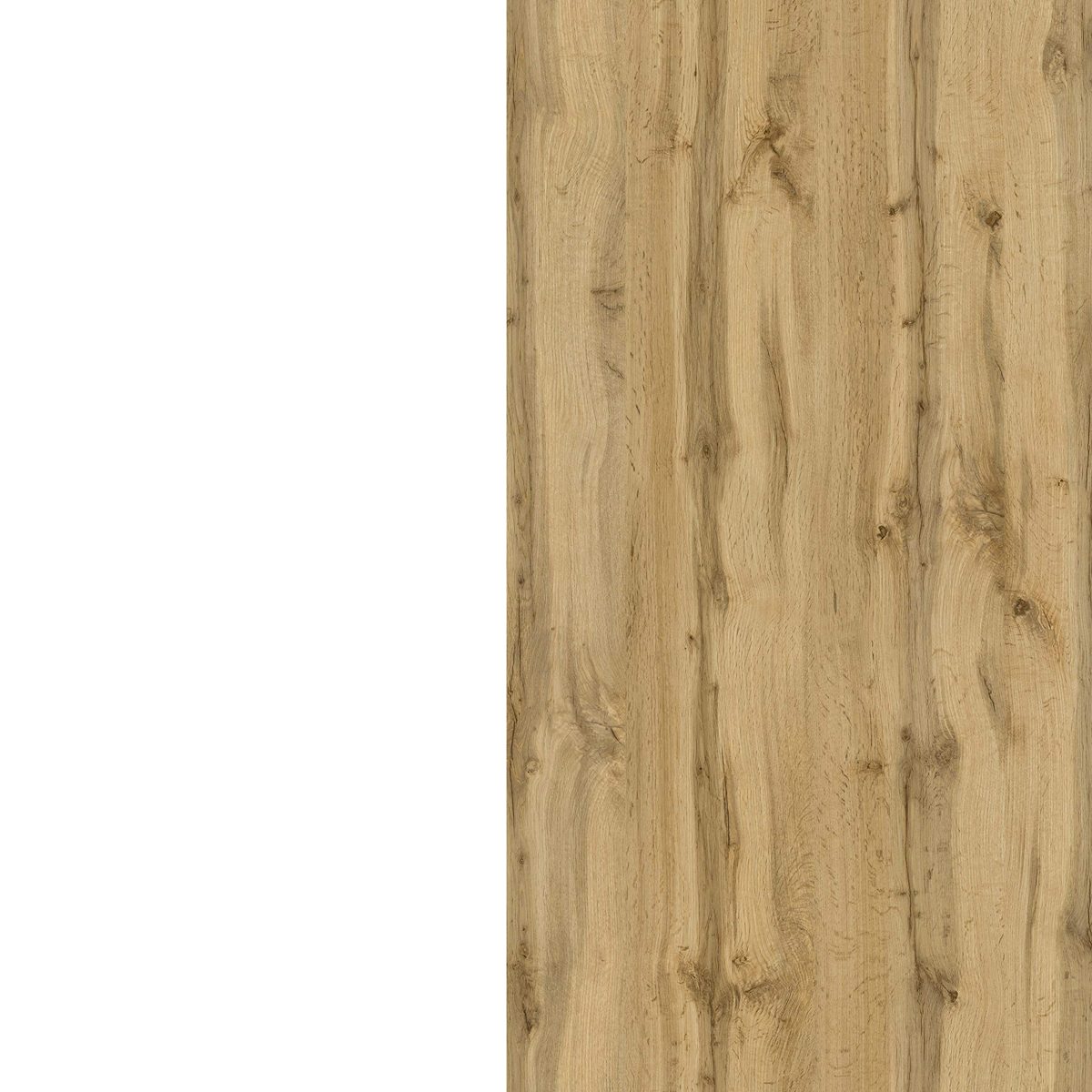 Amazon Brand - Movian TV Unit with Storage, 40 x 154cm, Oak/Timber/High Gloss White