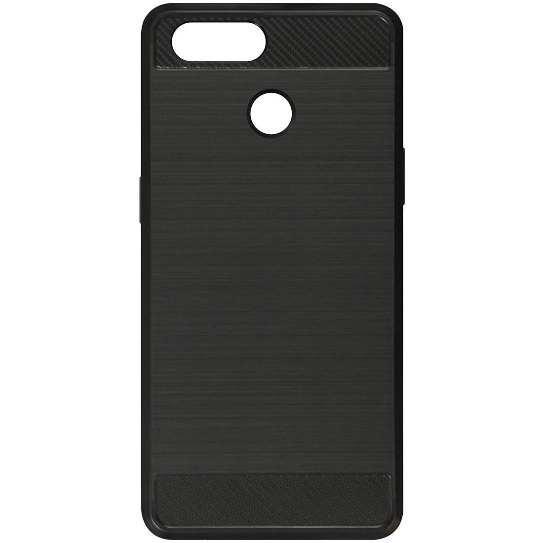 Amazon Brand - Solimo Protective Mobile Cover (Soft and Flexible Back Case) for Realme U1 (Black)
